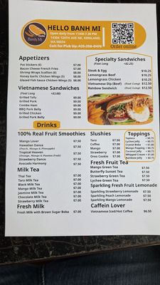 Menu photo 1 Hello Banh Mi Kirkland, WA