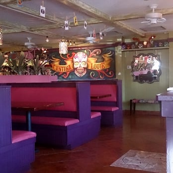 Cantina Louie - Fun, family cantina with huge purple booths. - Mexican Near Me - St. Augustine, Florida