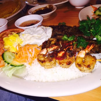 Saigon One Pho - The combo grill on rice named COM DAC BIET - Vietnamese Near Me - Virginia Beach, Virginia Saigon One Pho - The combo grill on rice named COM DAC BIET - Vietnamese Near Me - Virginia Beach, Virginia