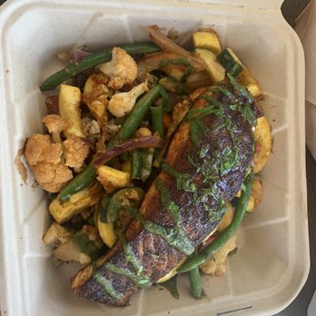 Vic's - Char grilled salmon and veggies - Breakfast & Brunch Near Me - Martinez, California Vic's - Char grilled salmon and veggies - Breakfast & Brunch Near Me - Martinez, California
