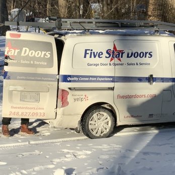 Five Star Doors - Tyler in action. - Garage Door Services Near Me - Farmington, Michigan Five Star Doors - Tyler in action. - Garage Door Services Near Me - Farmington, Michigan