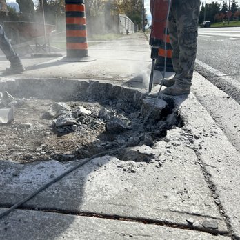 GTA Dispatch Services - New 8 inch concrete sidewalk, thickness becomes key for our warranty! - General Contractors Near Me - Mississauga, Ontario GTA Dispatch Services - New 8 inch concrete sidewalk, thickness becomes key for our warranty! - General Contractors Near Me - Mississauga, Ontario