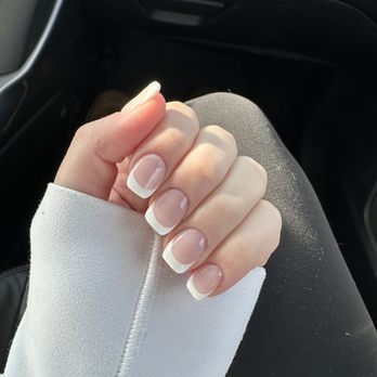 Omg Nails - Dip Nails with French Tip - Nail Salons Near Me - Oak Lawn, Illinois Omg Nails - Dip Nails with French Tip - Nail Salons Near Me - Oak Lawn, Illinois