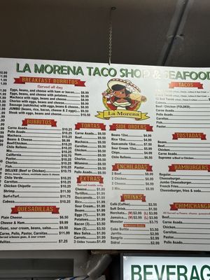 Menu photo 7 La Morena Taco Shop San Diego, CA Menu photo 7 La Morena Taco Shop San Diego, CA