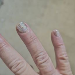 I asked for a 3rd coat -- nail can be seen. Not enough polish. 55$ later I hoped there wouldn't be a problem with a 3rd coat, but NO!