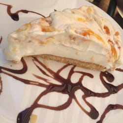 La Olivera - Esta tarta de queso con decoración en el plato estaba exquisita