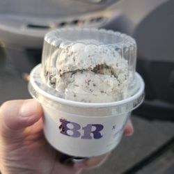 Baskin Robbins - Single Scoop of Mint Chip Ice Cream