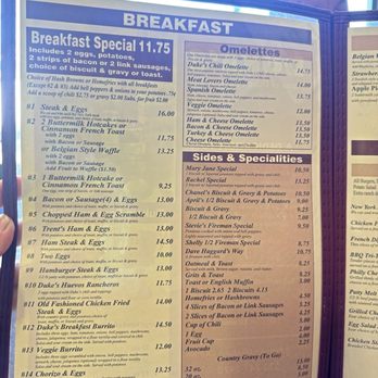 Duke's Diner - Breakfast menu June 2025 - Diners Near Me - Olivehurst, California Duke's Diner - Breakfast menu June 2025 - Diners Near Me - Olivehurst, California