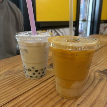Spoon - Taro milk tea with Boba and Thai tea - Thai Near Me - Richmond, Virginia