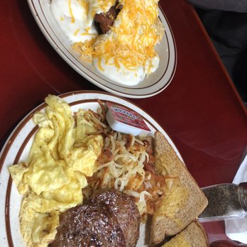 CBCB - Chicken and biscuits for my husband and a Classic Breakfast for me! - Burgers Near Me - Beavercreek, Ohio