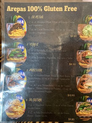 Menu photo 3 Arepas & Sand Wish Miami Beach, FL