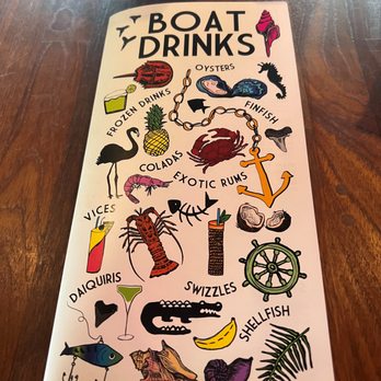 Boat Drinks - Cocktail Bars Near Me - St. Augustine, Florida