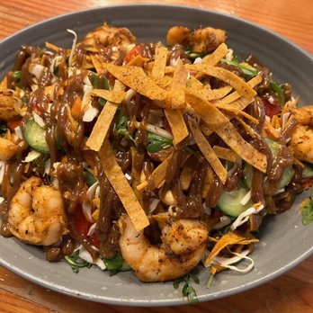 The Macintosh - Shrimp, peanut spicy noodles - New American Near Me - Phoenix, Arizona The Macintosh - Shrimp, peanut spicy noodles - New American Near Me - Phoenix, Arizona