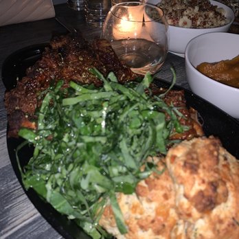 Prime39 - Southern Fried Chicken, collard greens salad, garlic herb biscuits - New American Near Me - Lynbrook, New York Prime39 - Southern Fried Chicken, collard greens salad, garlic herb biscuits - New American Near Me - Lynbrook, New York