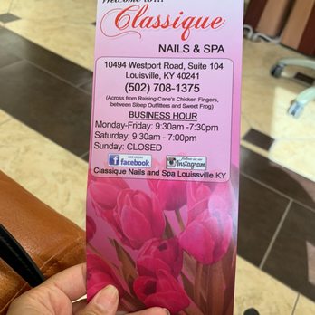 Classique Nails and Spa - Nail Salons Near Me - Louisville, Kentucky