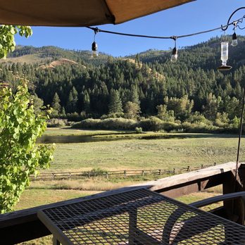 Skalkaho Steak House - the view from the deck - Steakhouses Near Me - Hamilton, Montana Skalkaho Steak House - the view from the deck - Steakhouses Near Me - Hamilton, Montana