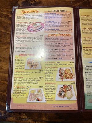 Menu photo 4 EL MOLCAJETE Madison, AL