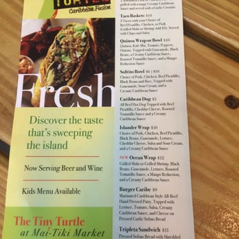 The Tiny Turtle - Menu - Caribbean Near Me - Cocoa Beach, Florida The Tiny Turtle - Menu - Caribbean Near Me - Cocoa Beach, Florida
