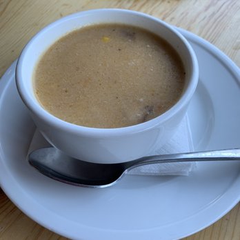 150 Sunset - Today's soup: green chili potato with bacon. It was good - Breakfast & Brunch Near Me - El Paso, Texas 150 Sunset - Today's soup: green chili potato with bacon. It was good - Breakfast & Brunch Near Me - El Paso, Texas