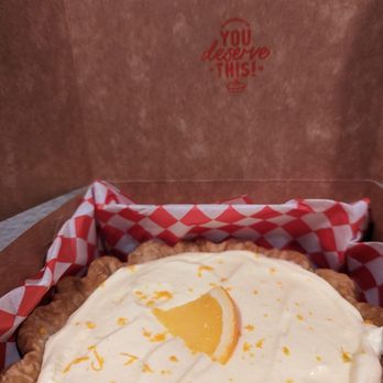 I Love Pie Bakeshop - Amazing Mimosa Chiffon pie! - Desserts Near Me - Carmichael, California I Love Pie Bakeshop - Amazing Mimosa Chiffon pie! - Desserts Near Me - Carmichael, California
