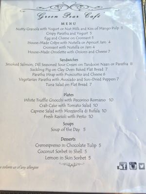 Menu photo 8 Green Pear Cafe Hoboken, NJ