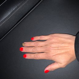 Had my nails done at fancy nails today. Had my nails done at fancy nails today.