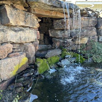 Johnson''s Stepping Stone Cafe - Got to behind coy fish pond. - American Near Me - Bixby, Oklahoma