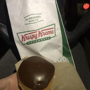 Krispy Kreme - Chocolate covered Kreme filled donut - Donuts Near Me - Alexandria, Virginia Krispy Kreme - Chocolate covered Kreme filled donut - Donuts Near Me - Alexandria, Virginia