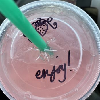Starbucks - A cute enjoy! Message with a strawberry - Cafes Near Me - Phoenix, Arizona Starbucks - A cute enjoy! Message with a strawberry - Cafes Near Me - Phoenix, Arizona