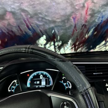 Marvel Carwash - My car getting soaped and re-washed - Car Wash Near Me - Monterey Park, California
