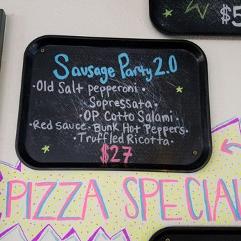 Pizza Jerk - menu - Pizza Near Me - Portland, Oregon