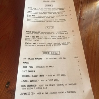 DOMU - Brunch Menu - Ramen Near Me - Orlando, Florida DOMU - Brunch Menu - Ramen Near Me - Orlando, Florida