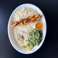 Watan Mediterranean Grill - Chicken kabob lunch special $9.42