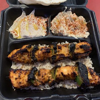 Fufu's Mid East Grill - Delicious chicken kabob plate! - Mediterranean Near Me - Riverside, California