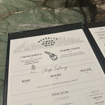 Brooklyn Chop House - Menu - Steakhouses Near Me - Miami, Florida