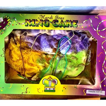 Palermo Bakery - Mardi Gras King Cake @ Palermo Bakery.   Italian Bakery Cakes Cookies Pastry Caffe also Sandwiches  Pizza Soup . Sweet Heaven! Cool! - Bakeries Near Me - Norridge, Illinois