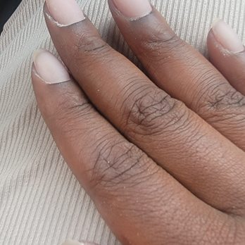 Vogue Nails and Spa - Shape is bad, nails not finished, filled nails way too short. Very bad job - Nail Salons Near Me - Evans, Georgia