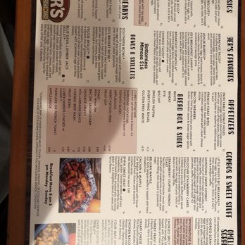 9er's Diner & Pub - Front page of menu - Breakfast & Brunch Near Me - Brunswick, Ohio
