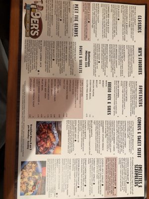 Menu photo 1 9er's Diner & Pub Brunswick, OH