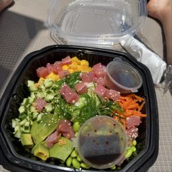 Tuna poke salad - very refreshing