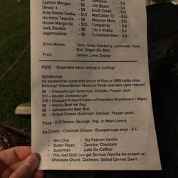 The American Legion - Menu