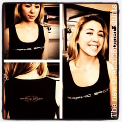 Graphic Spider Custom Acrylic - Our new shirts rolling out for the gals