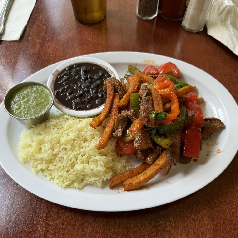 Lomo Saltado - eaten at lunch Lomo Saltado - eaten at lunch