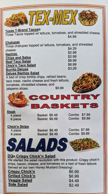 Menu photo 2 Dairy Queen Aransas Pass, TX Menu photo 2 Dairy Queen Aransas Pass, TX
