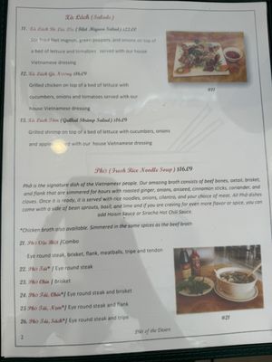 Menu photo 7 Pho of the Desert Indio, CA