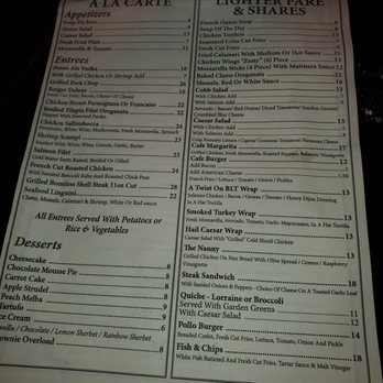 Greenhouse Cafe - A la Carter menu - New American Near Me - Brooklyn, New York
