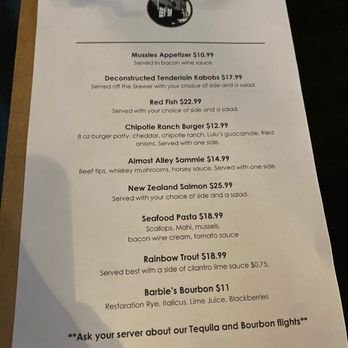 The Alley on Main - Menu - Steakhouses Near Me - Murfreesboro, Tennessee The Alley on Main - Menu - Steakhouses Near Me - Murfreesboro, Tennessee