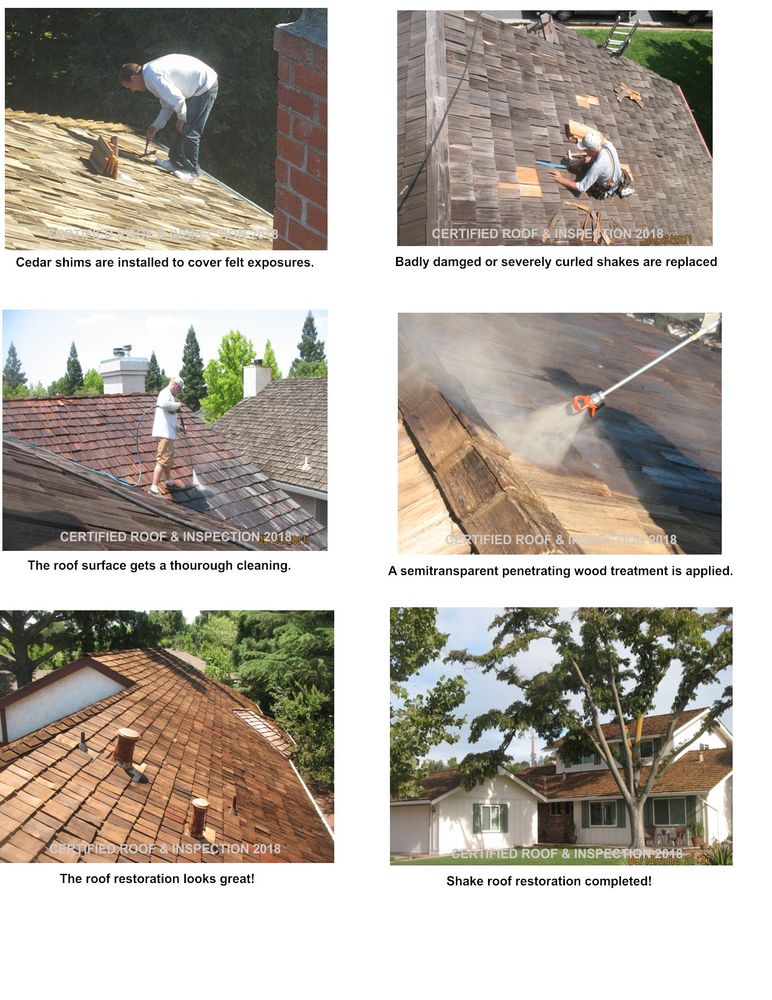 Slide of Ron Williams' Certified Roof & Inspection