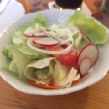 Gasthaus Glashütte - Salat vorweg - German Near Me - Pressath, BY