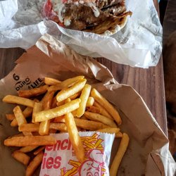 Diana's Red Hots - Sunday Special of Gyro and Fries at Diana's